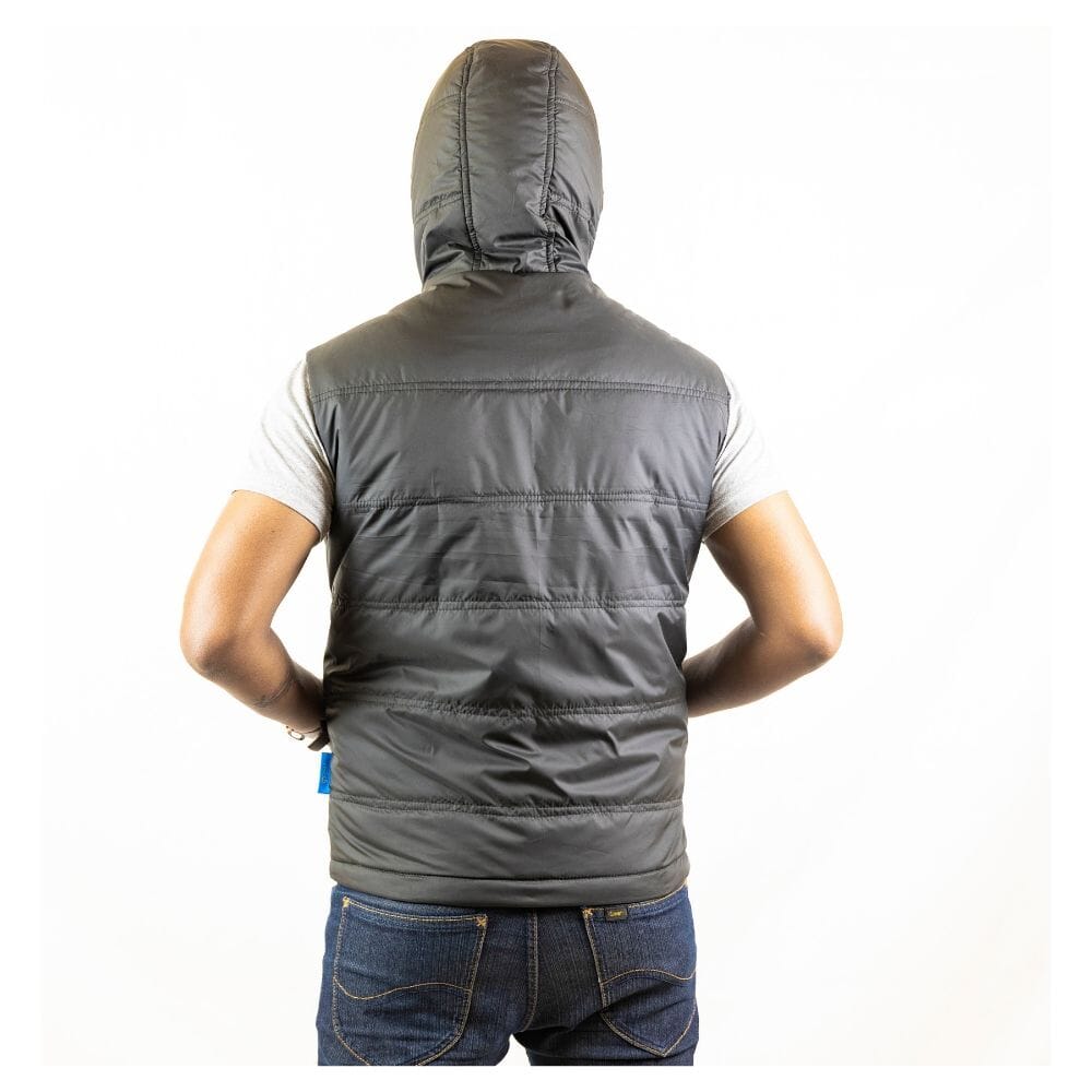 sleeveless hoodie jacket